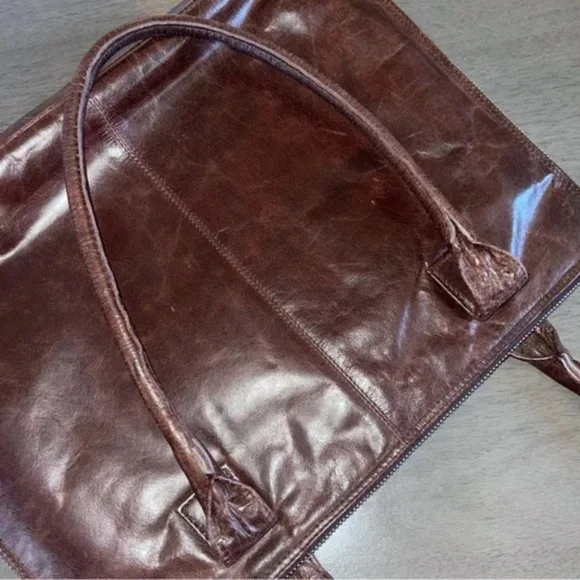 latico brown leather computer bag - Picture 4 of 11